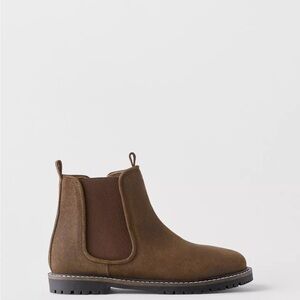 Zara Kids Brown Chelsea Boots